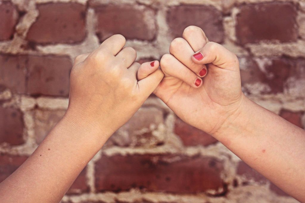 home cleaning pinky swear motivation friendship